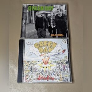 Green Day CD Album Set Dookie (1994) Warning (2000)